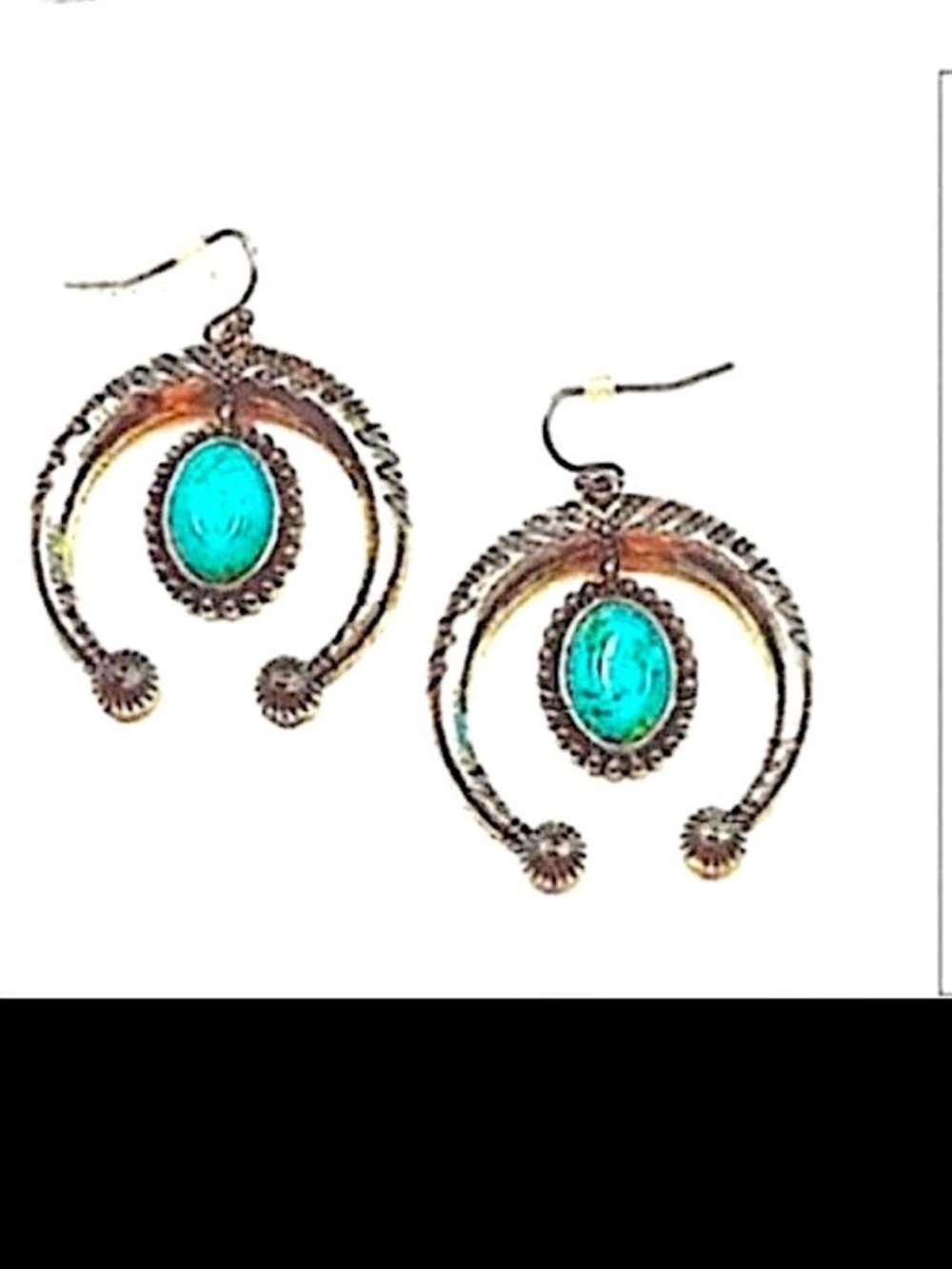 Squash Blossom Earrings on French Wires